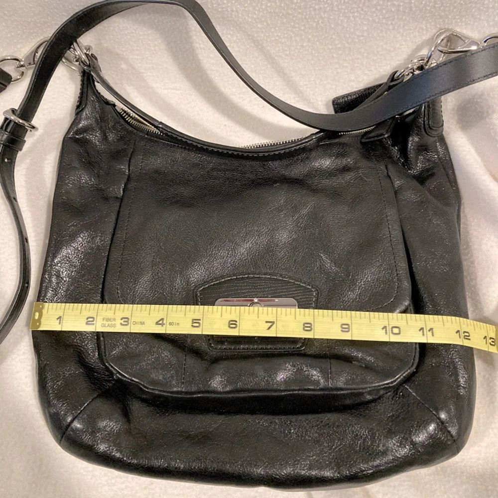 VINTAGE Kirsten Hobo Coach Satchel in Black - Picture 7 of 8